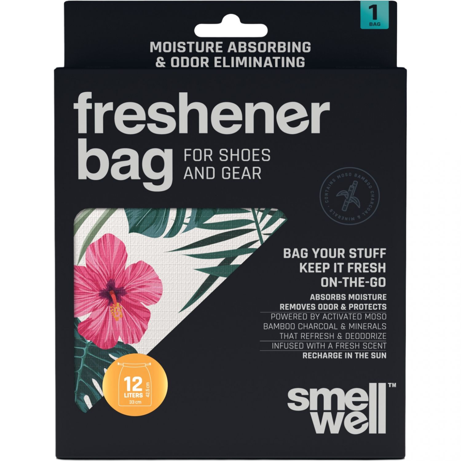 SmellWell Freshener Bag, shoe bag, hawaii floral