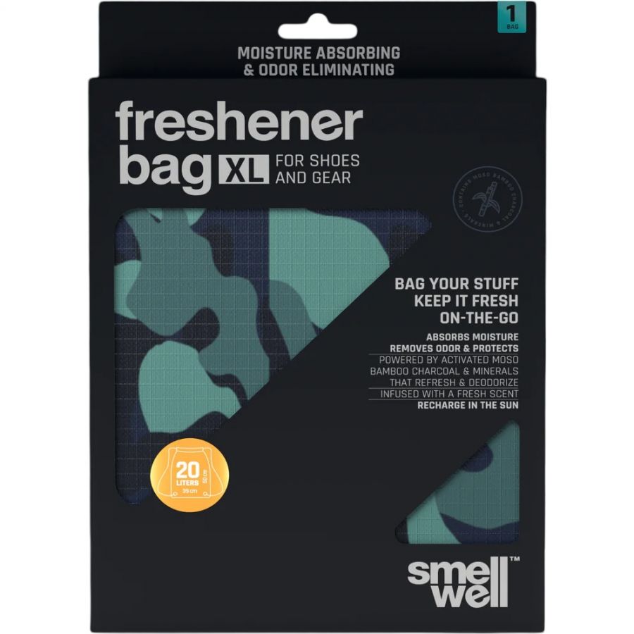 SmellWell Freshener Bag XL, shoe bag, camo green