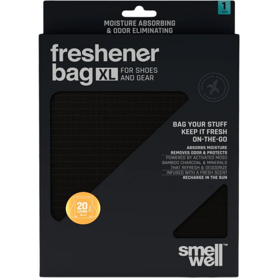 SmellWell Freshener Bag XL, shoe bag, sordid black