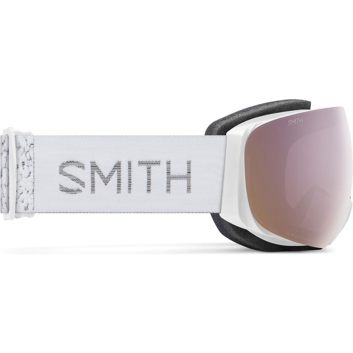 Smith I/O MAG S, Skibrille, Damen, white chunky knit