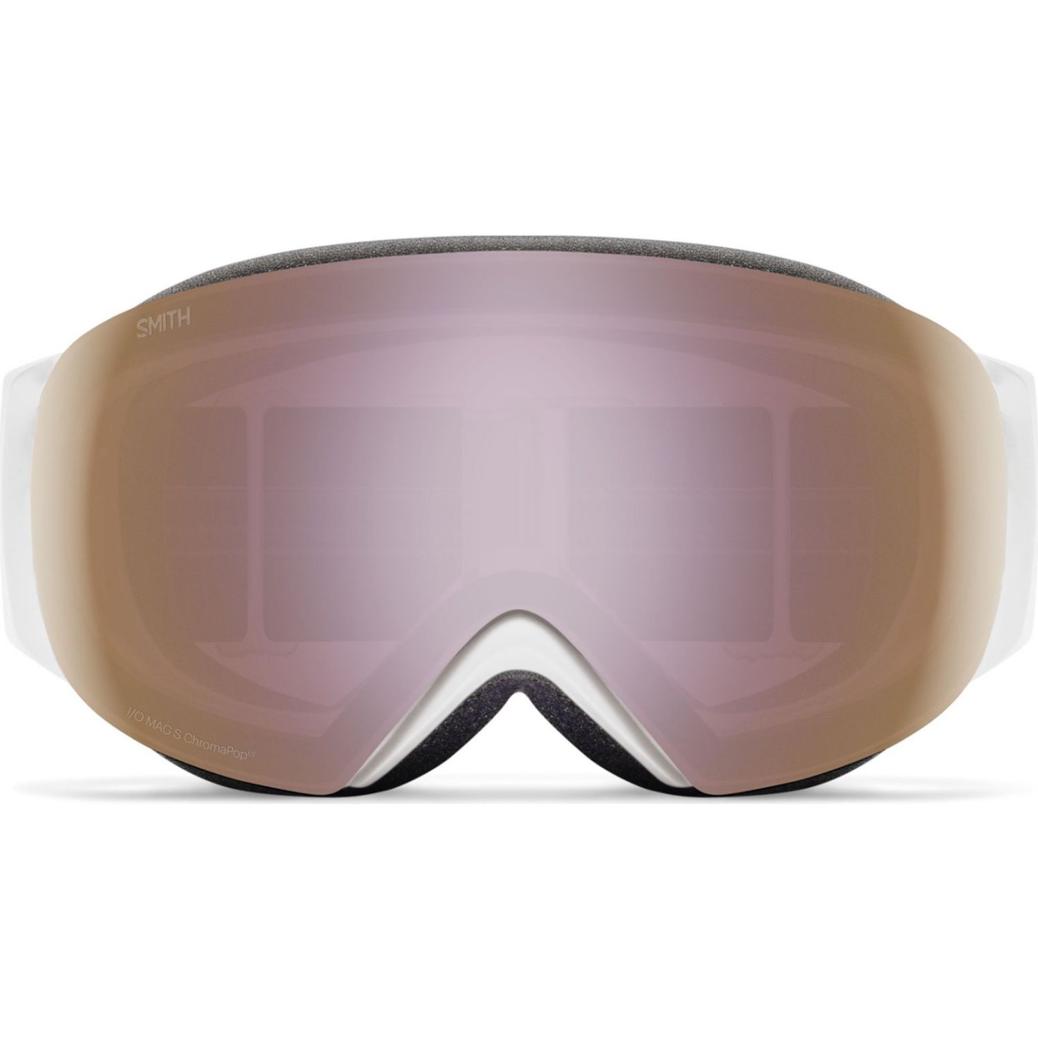 Smith I/O MAG S, Skibriller, Dame, White Chunky Knit