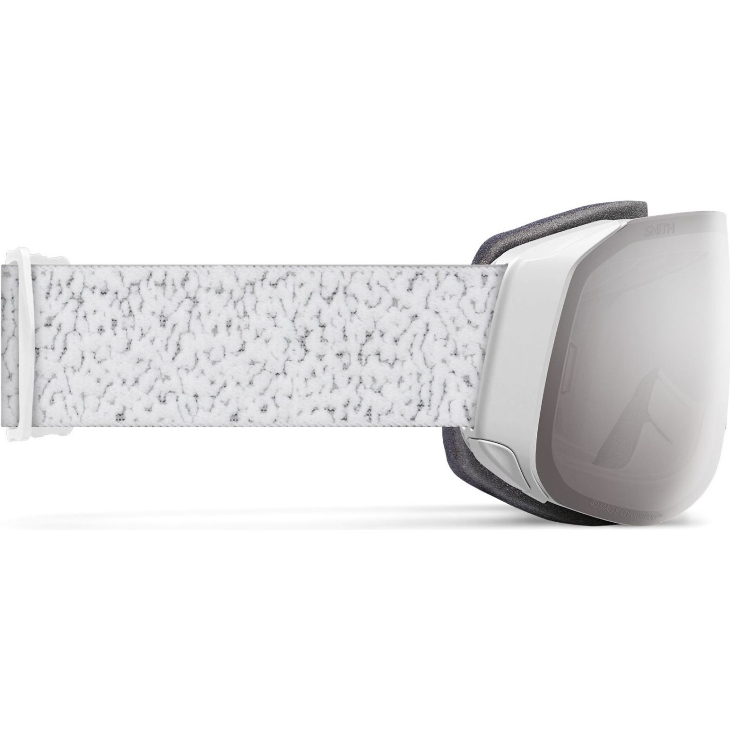Smith 4D MAG S, Skibrille, white chunky knit