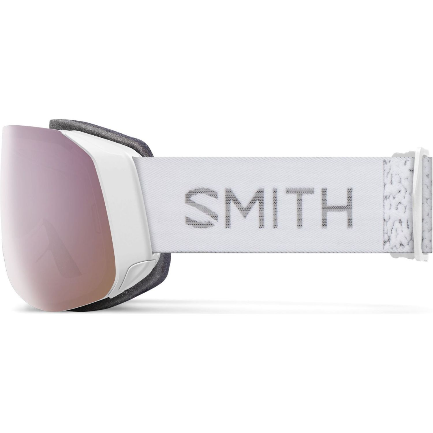 Smith 4D MAG S, Skibrille, white chunky knit