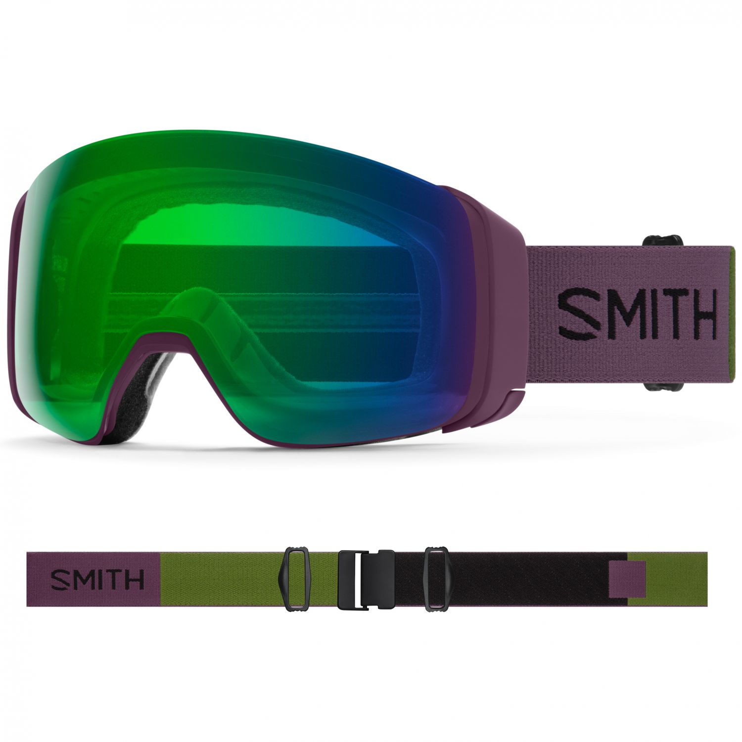 Smith 4D Mag, skibriller, amethyst colorblock