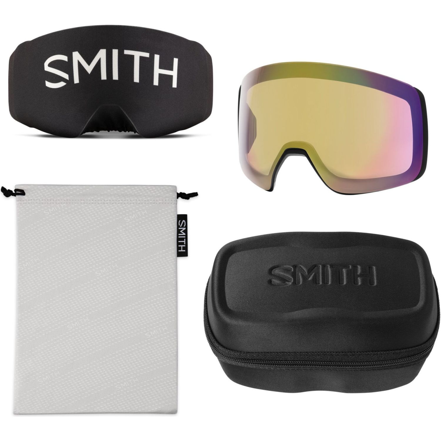 Smith 4D MAG XL, lyžařské brýle, black