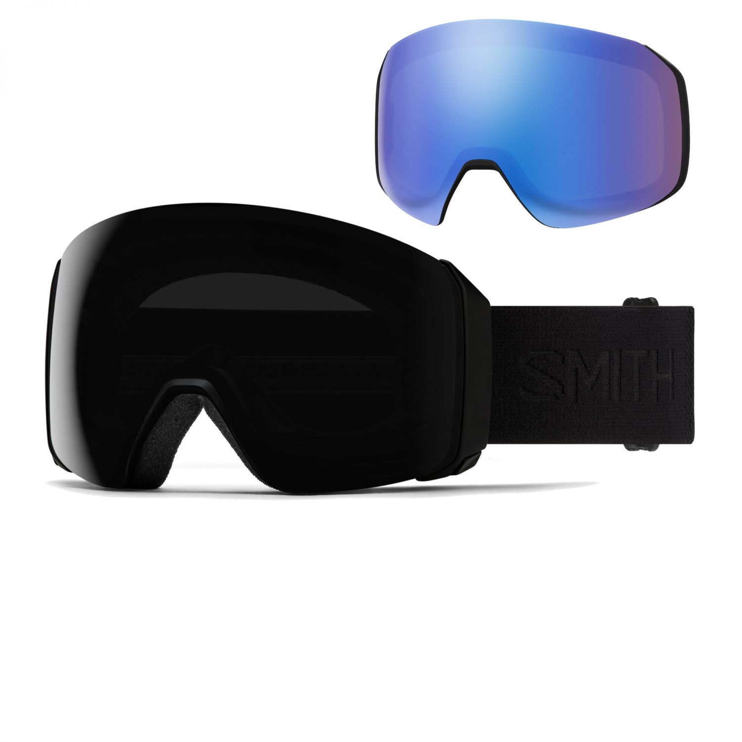 Smith 4D MAG XL, masque de ski, blackout