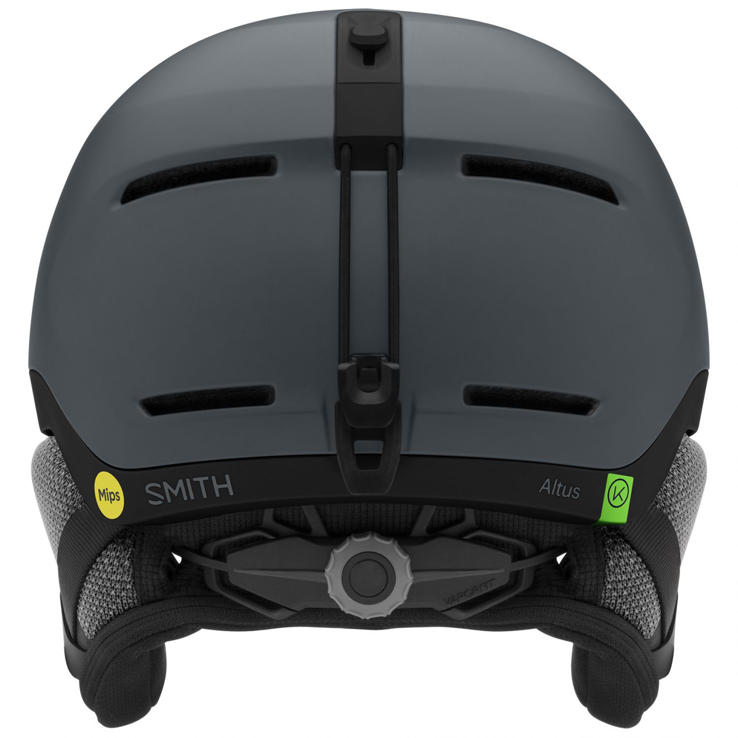 Smith Altus MIPS, casque de ski, gris foncé