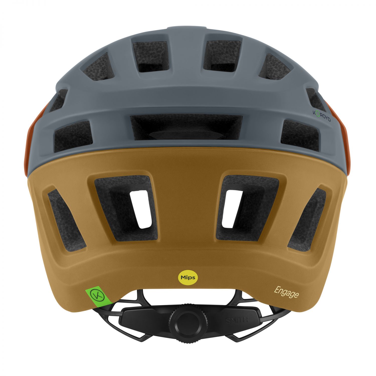 Smith Engage, cykelhjelm, mat flint