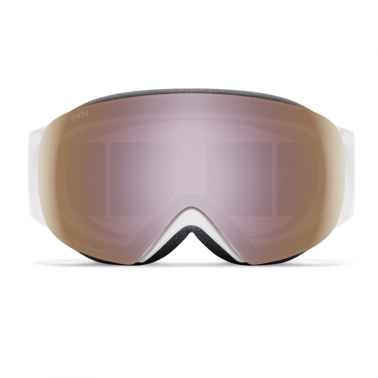 Smith I/O MAG S, óculos de esqui, feminino, branco tricô grosso