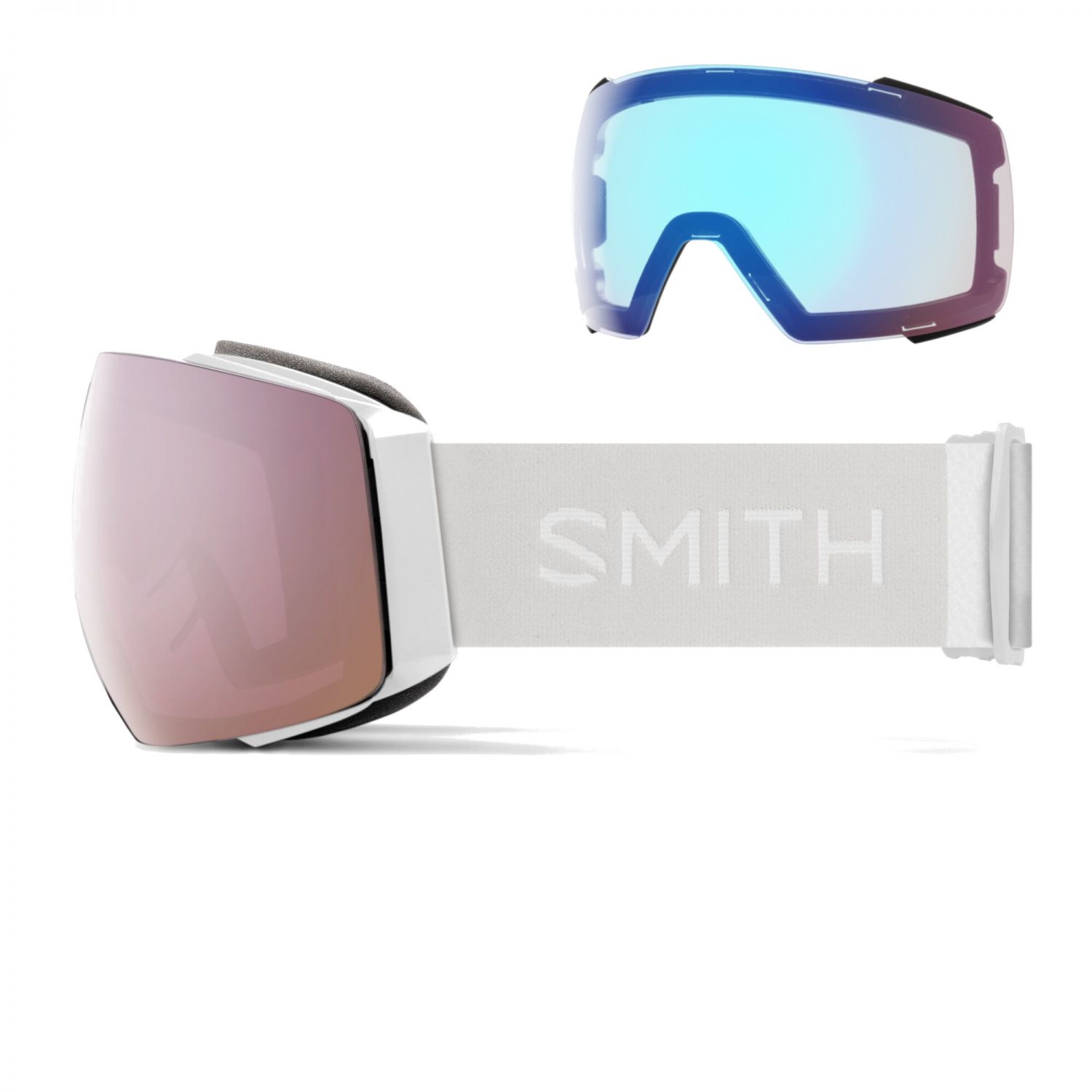 Smith I/O MAG, óculos de esqui, vapor branco
