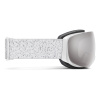 Smith IO MAG S, Skibriller, Dame, White Chunky Knit