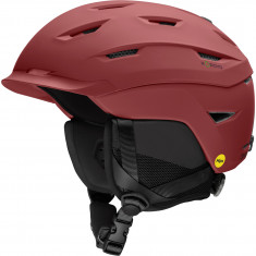 Smith Level MIPS, casque de ski, rouge foncé