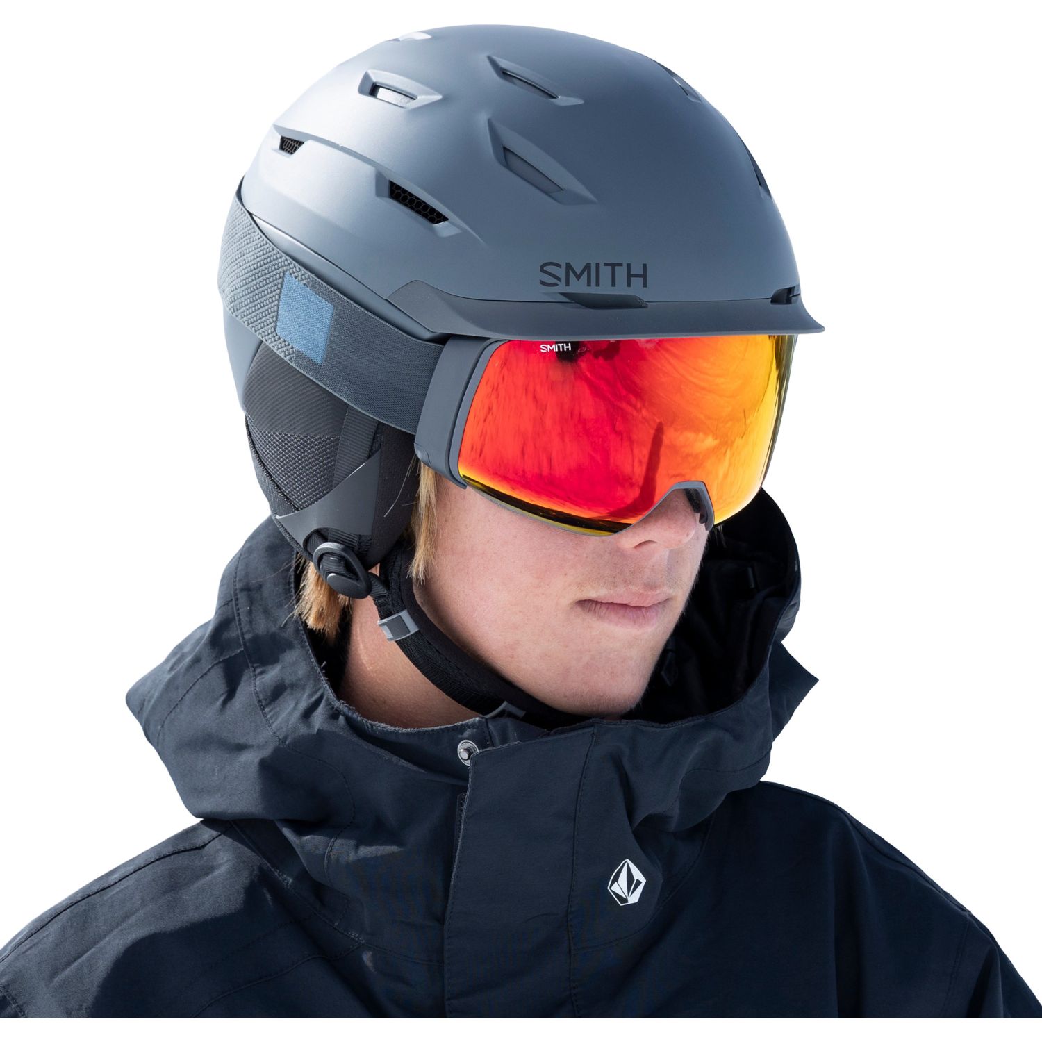 Smith Level MIPS, Skihelm, grau
