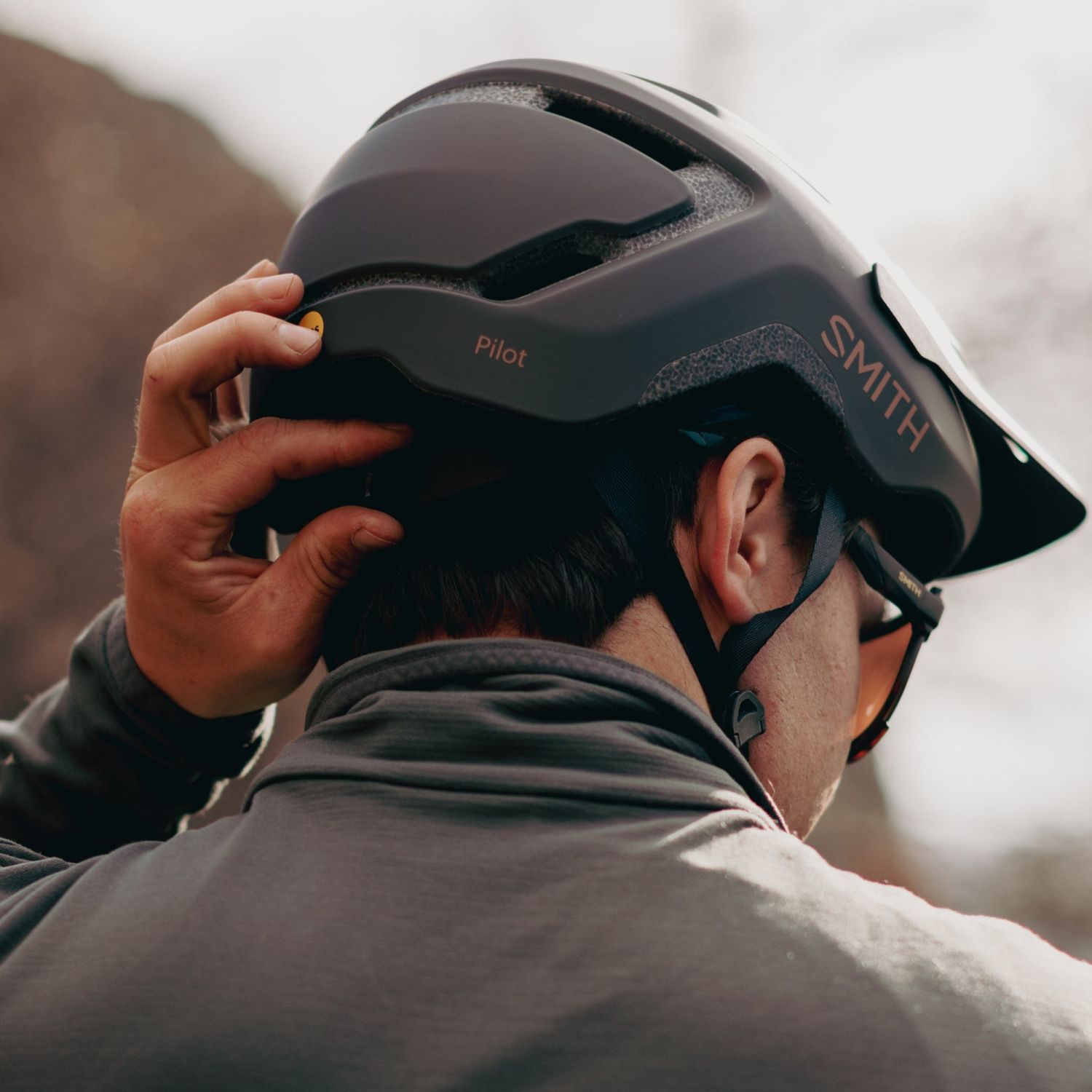 Smith Pilot Mips, Cykelhjälm, Brun