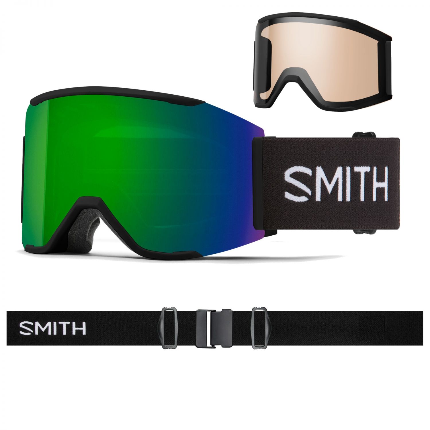 Smith Squad MAG, ochelari de schi, negru