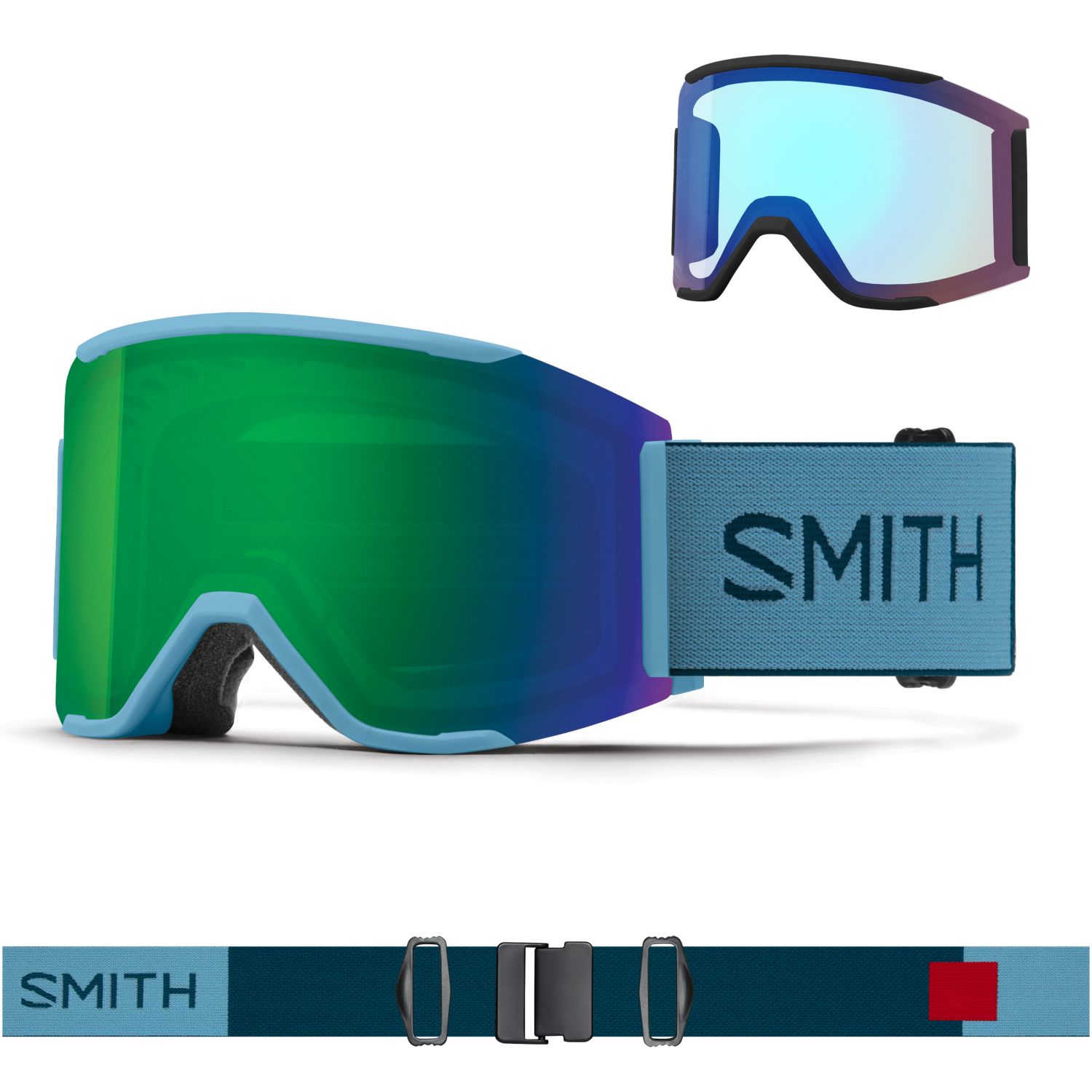 Smith Squad MAG, skibrille, Snorkel