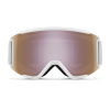 Smith Squad S, masque de ski, white vapor