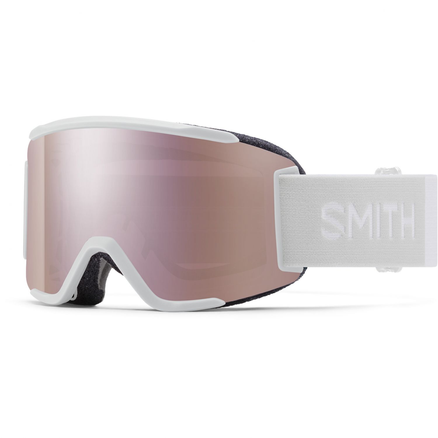 Smith Squad S, ski goggles, white vapor