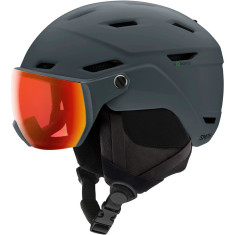 Smith Survey, capacete de esqui com viseira, cinzento
