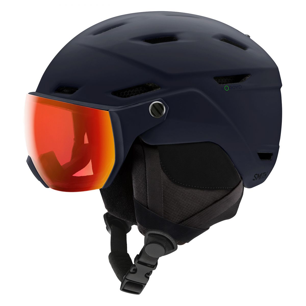 Smith Survey, ski helm met vizier, navy