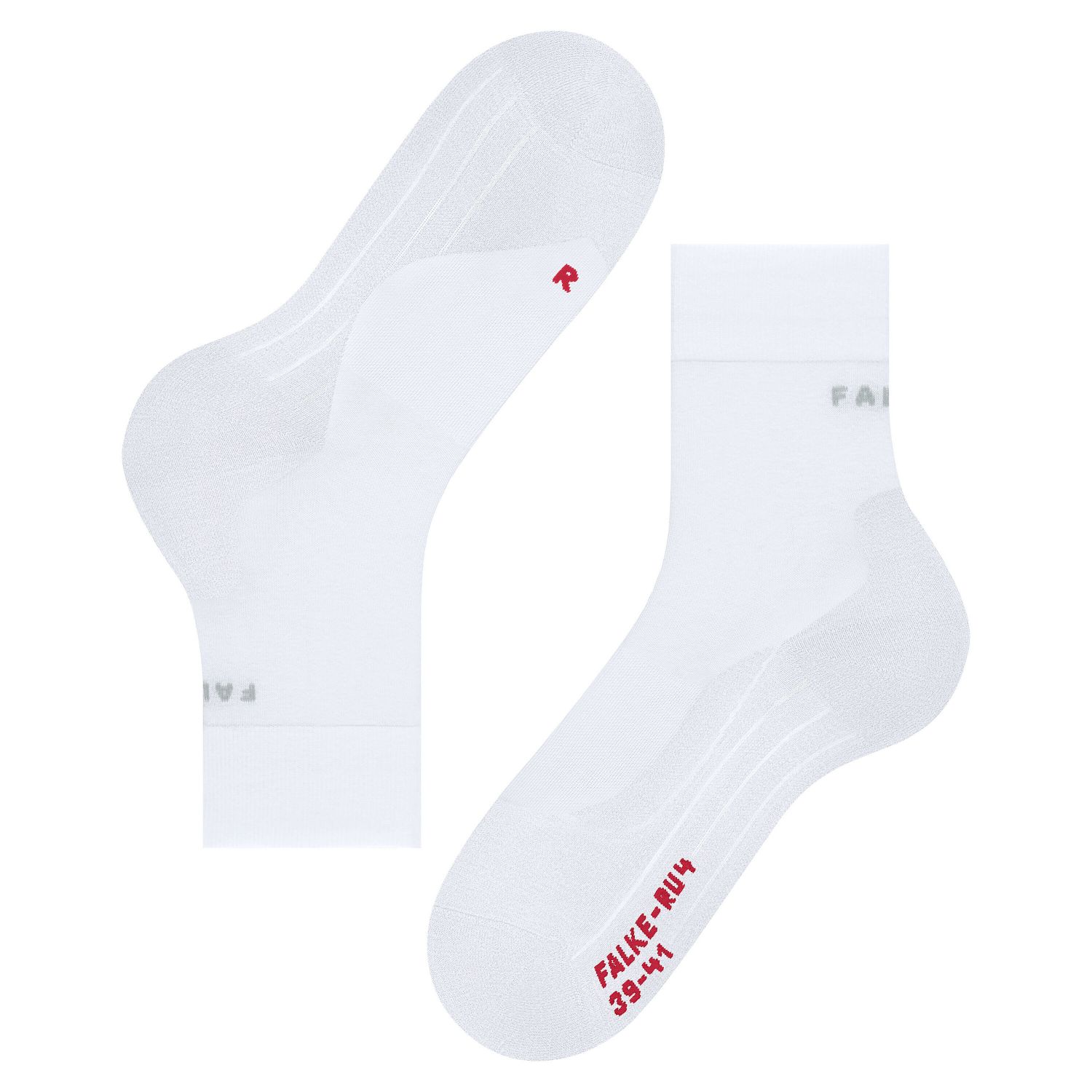 Șosete de alergare Falke RU4 Endurance Compression, bărbați, alb