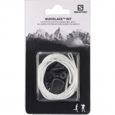 Súprava Salomon Quicklace Kit, šnúrky, biela