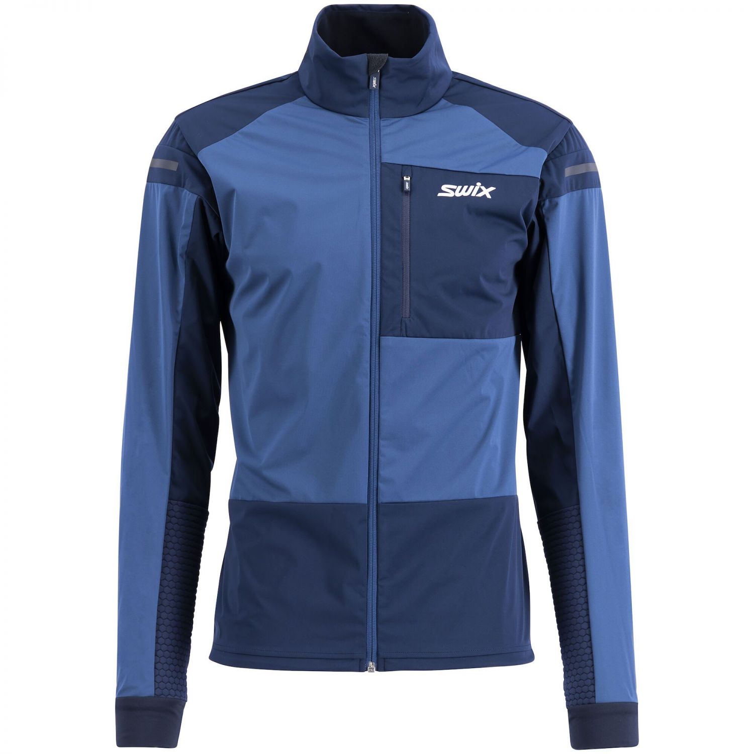 Swix Dynamic, jacket, men, lake blue/dark navy