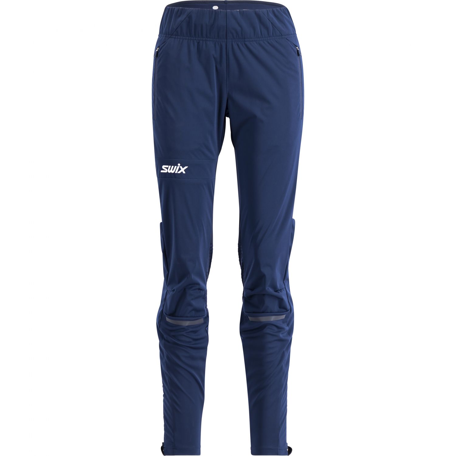 Swix Nordic XC, calças softshell para mulher, azul marinho