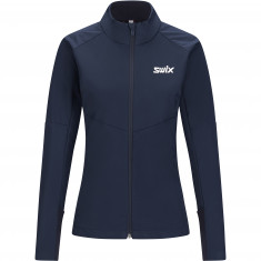 Swix Nordic XC, dámska softshellová bunda, námornícka