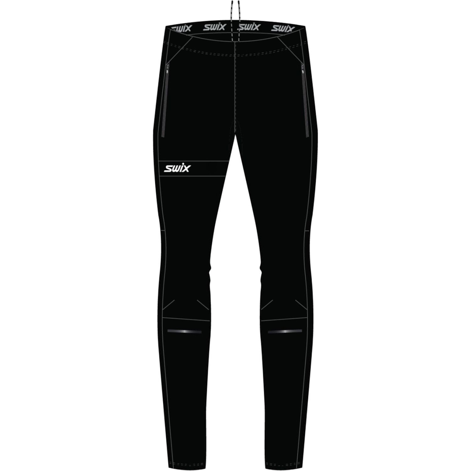 Swix Nordic XC, pantaloni da sci, donna, nero