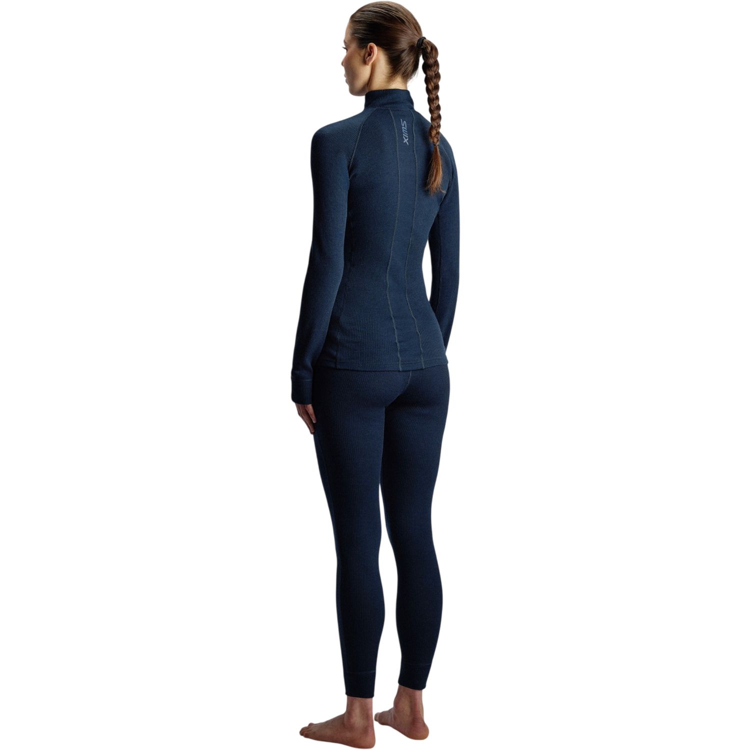 Swix RaceX Merino Half Zip, femei, navy