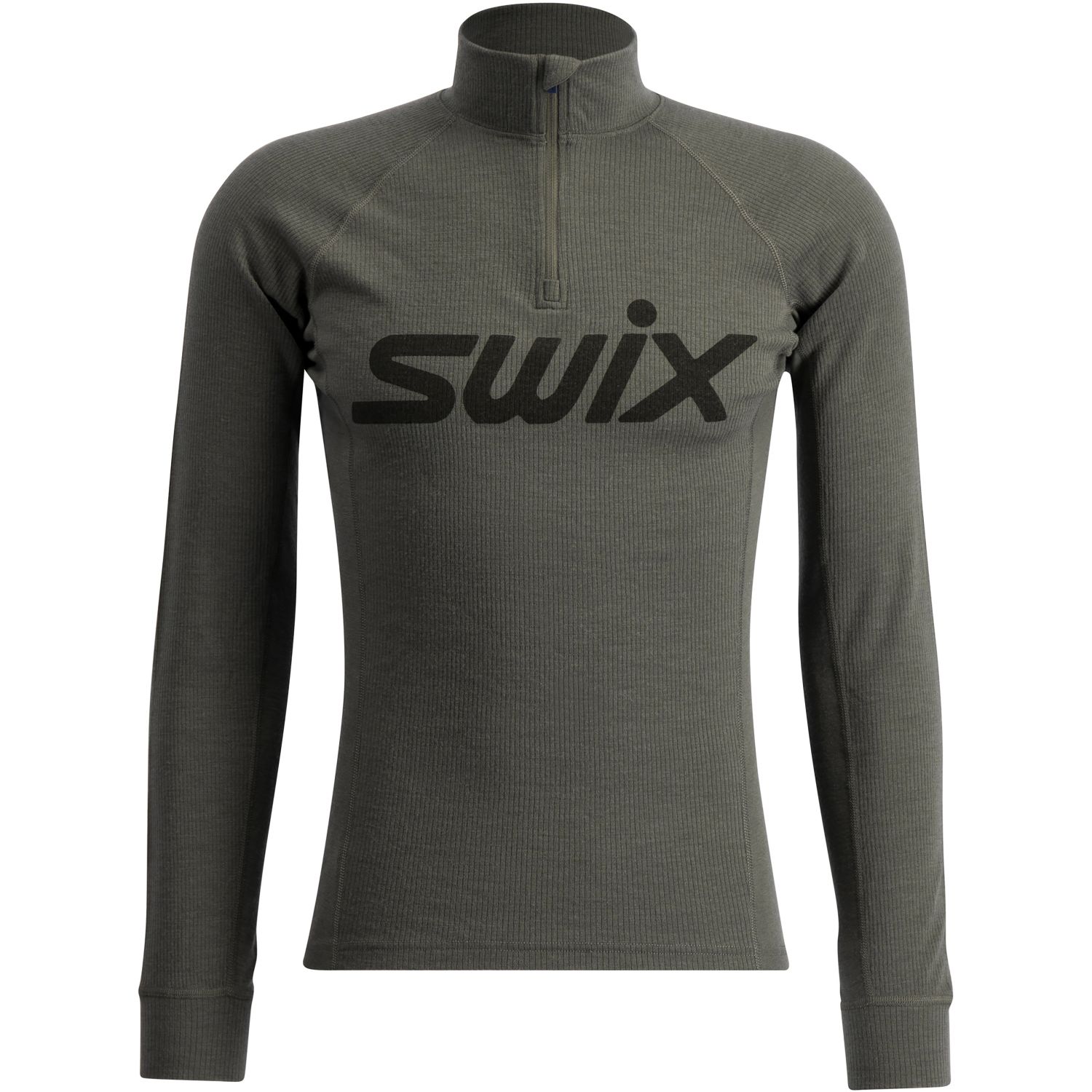 Swix RaceX Merino Half Zip, Herr, Grön