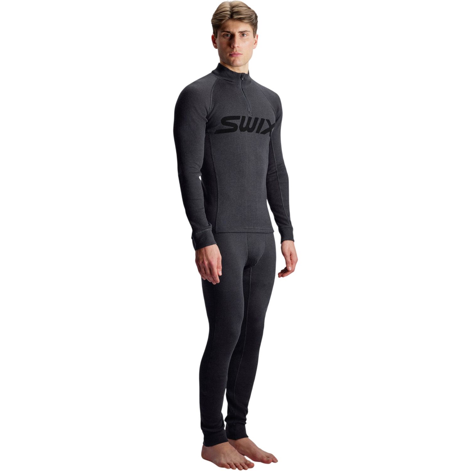 Swix RaceX Merino Half Zip, Herre, Phantom