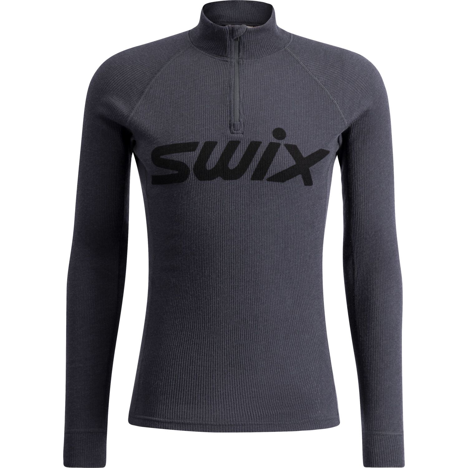 Swix RaceX Merino Half Zip, Herren, dunkelgrau