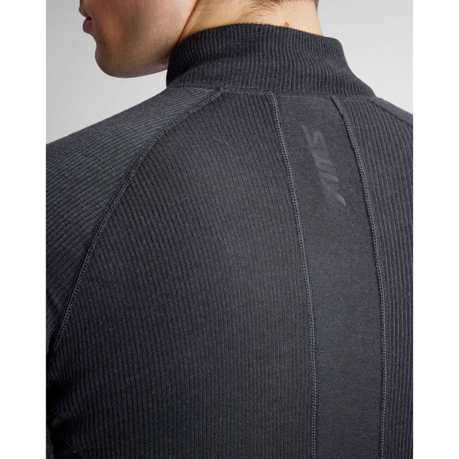 Swix RaceX Merino Half Zip, Herren, dunkelgrau