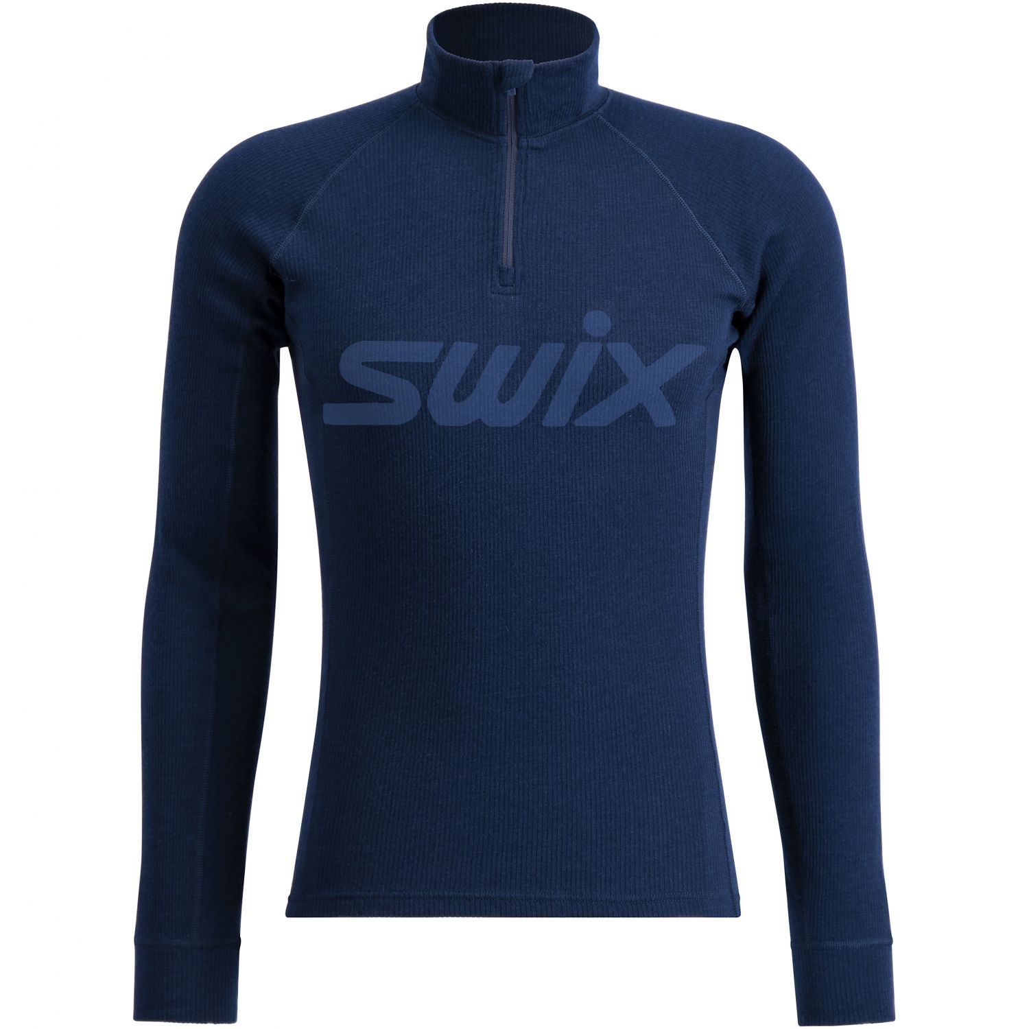 Swix RaceX Merino Half Zip, homem, azul marinho