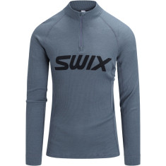 Swix RaceX Merino Half Zip, mies, harmaa