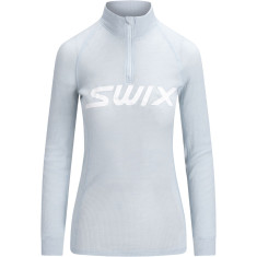 Swix RaceX Merino Half Zip, nainen, sininen