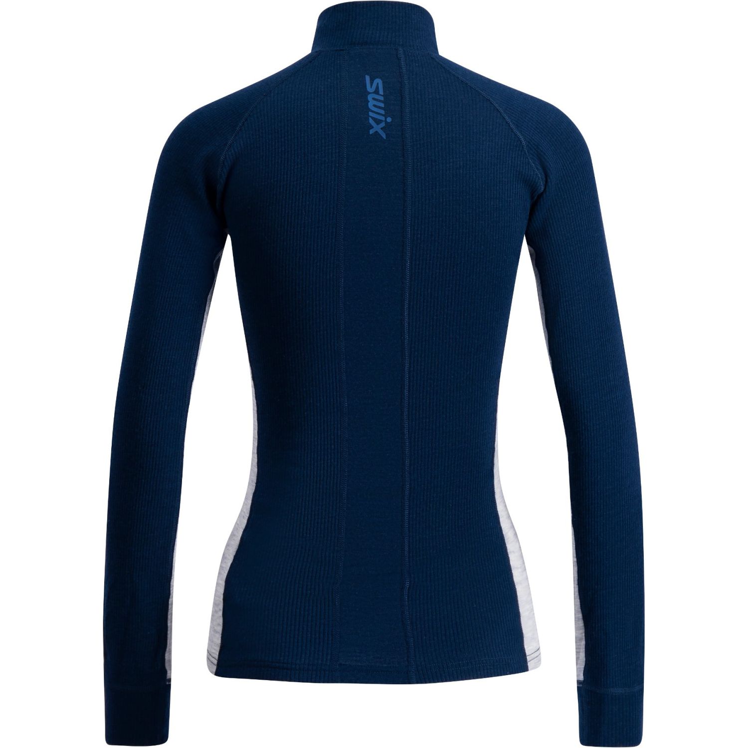 Swix RaceX Merino Half Zip, women, dark navy/light grey melange
