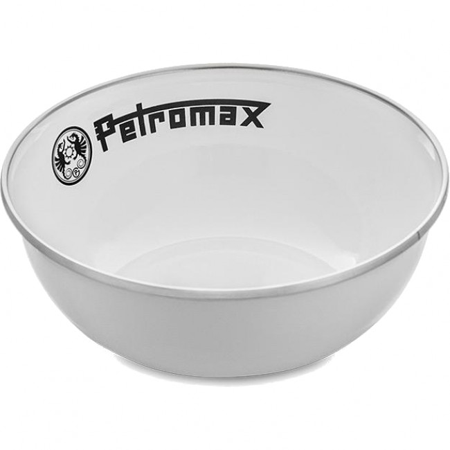 Taças de esmalte Petromax branco 2 peças 160ml, taça, branco