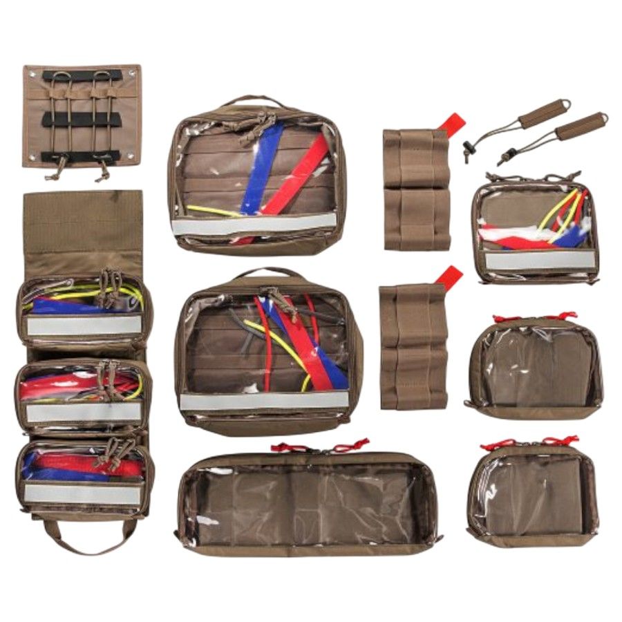 Tasmanian Tiger Modular Medic Insert 30 VL, Erste-Hilfe-Tasche, braun