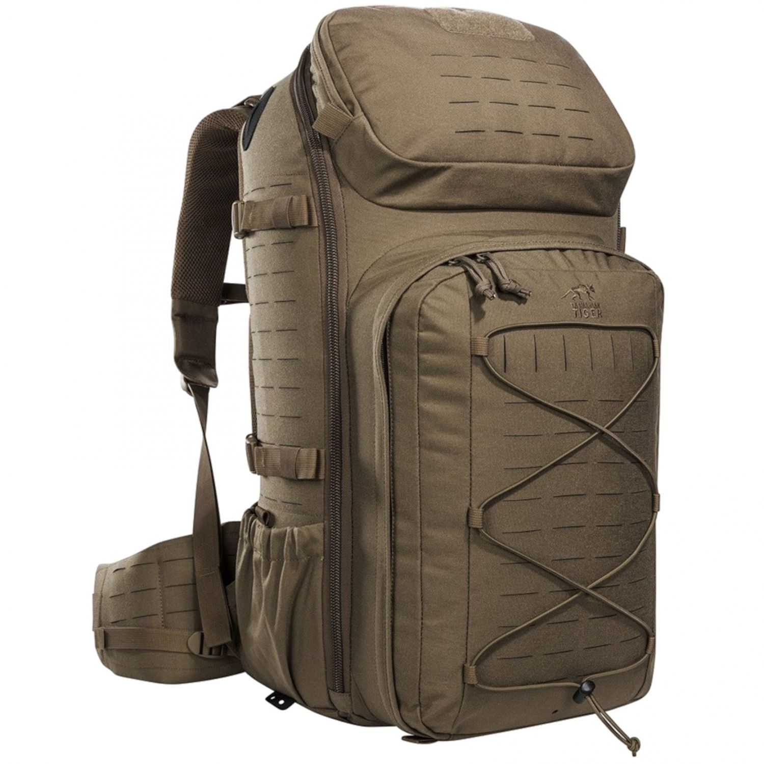 Tasmanian Tiger Modular Trooper Pack, Rucksack, Braun