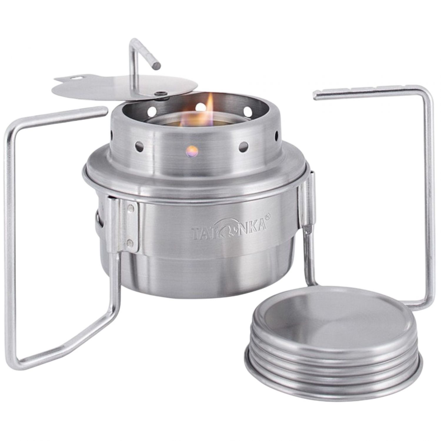 Tatonka Burner Set, spirit burner, silver