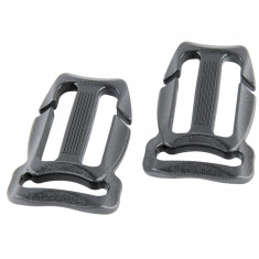 Tatonka ChestBelt Bkl. 25/20mm QA, buckle, black, 1 pair