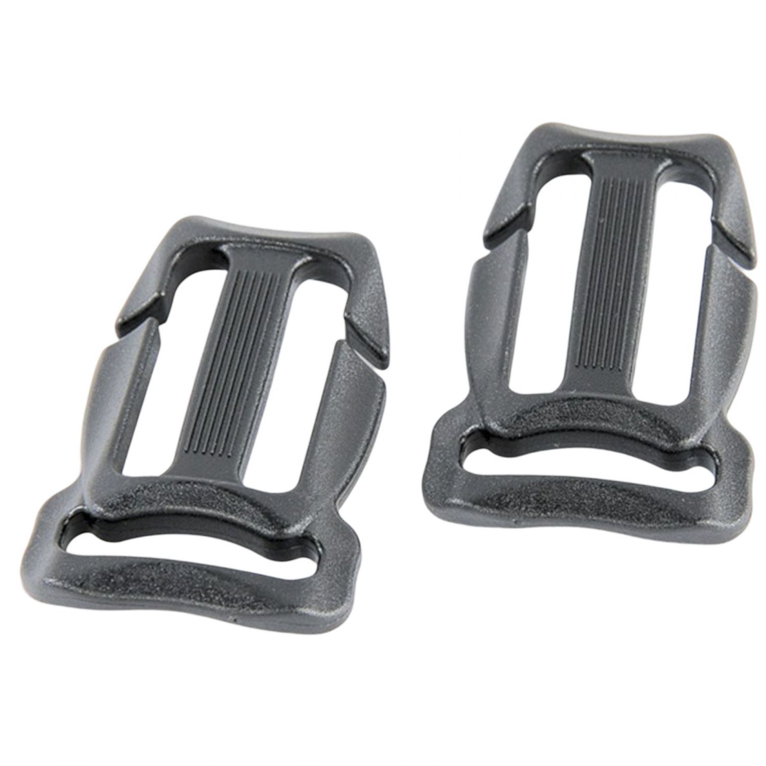 Tatonka ChestBelt Bkl. 25/20mm QA, buckle, black, 1 pair