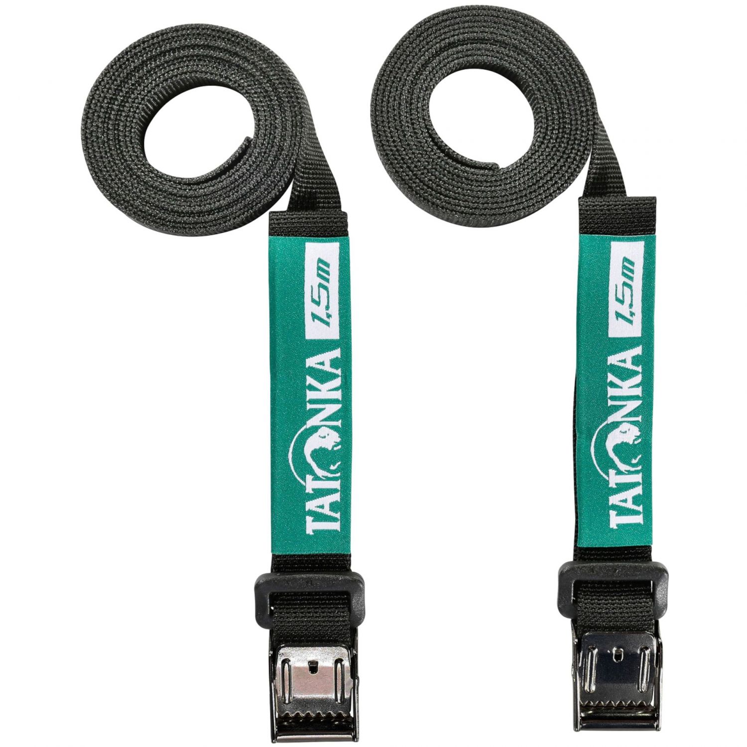 Tatonka Easy Strap 18mm/1,50m, remienky s prackou, čierne, 1 pár