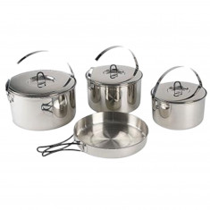 Tatonka Family Cook Set L, cooking set, silver