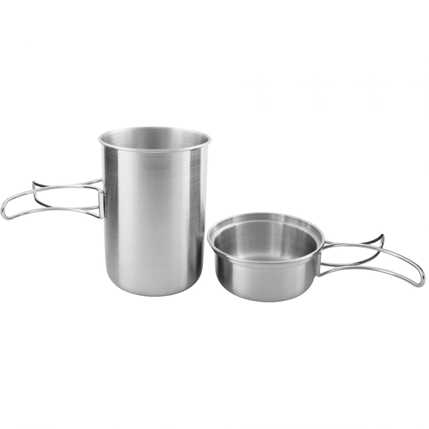 Tatonka Handle Mug 850ml Set, mug with lid, silver