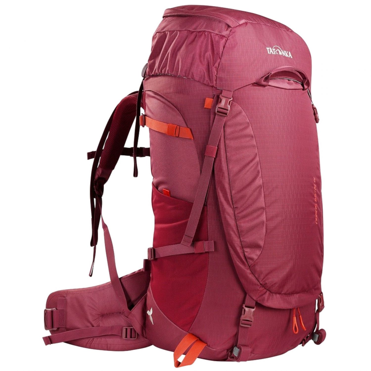 Tatonka Noras 55+10, backpack, woman, red