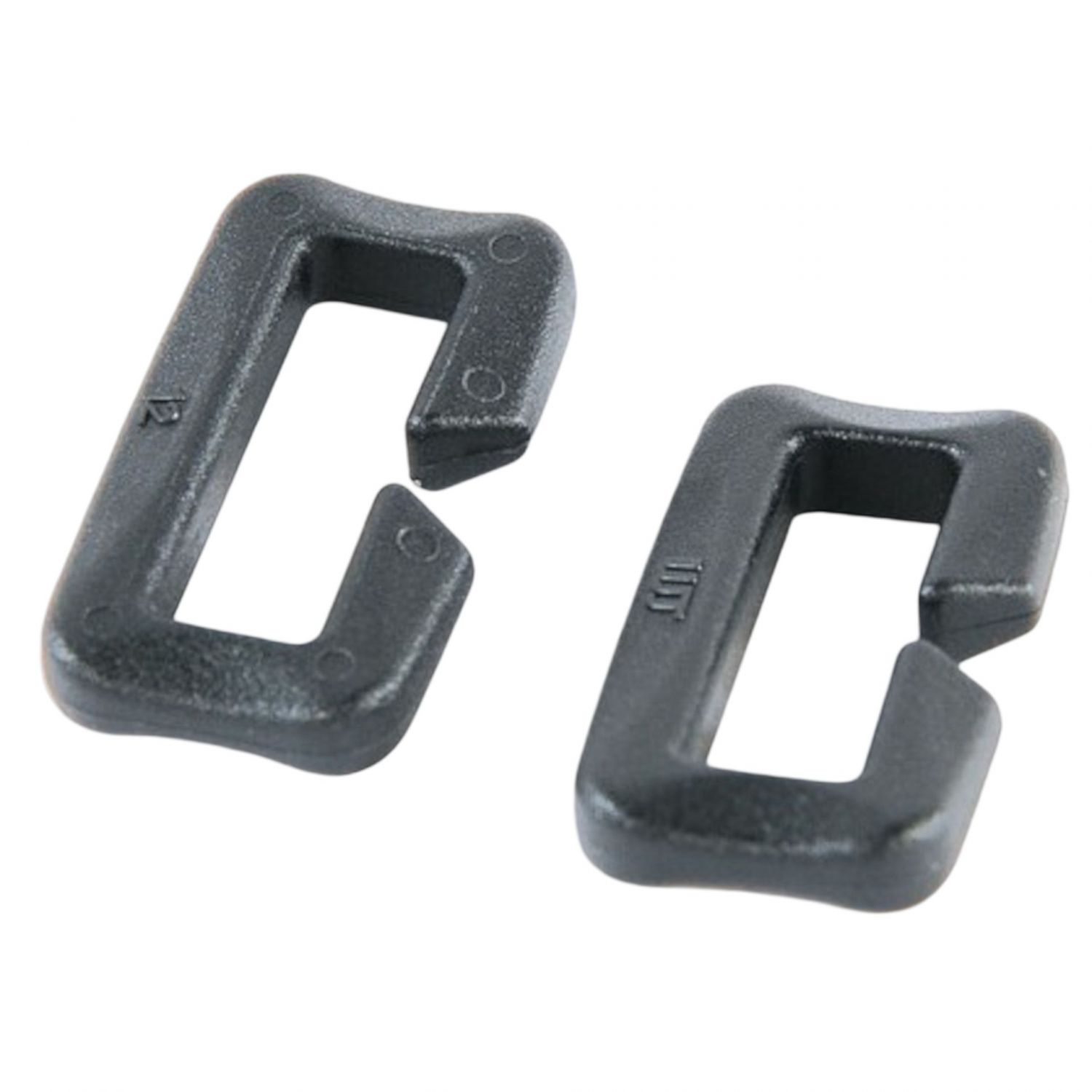 Tatonka Open Loop 20mm QA, buckle, black, 1 pair